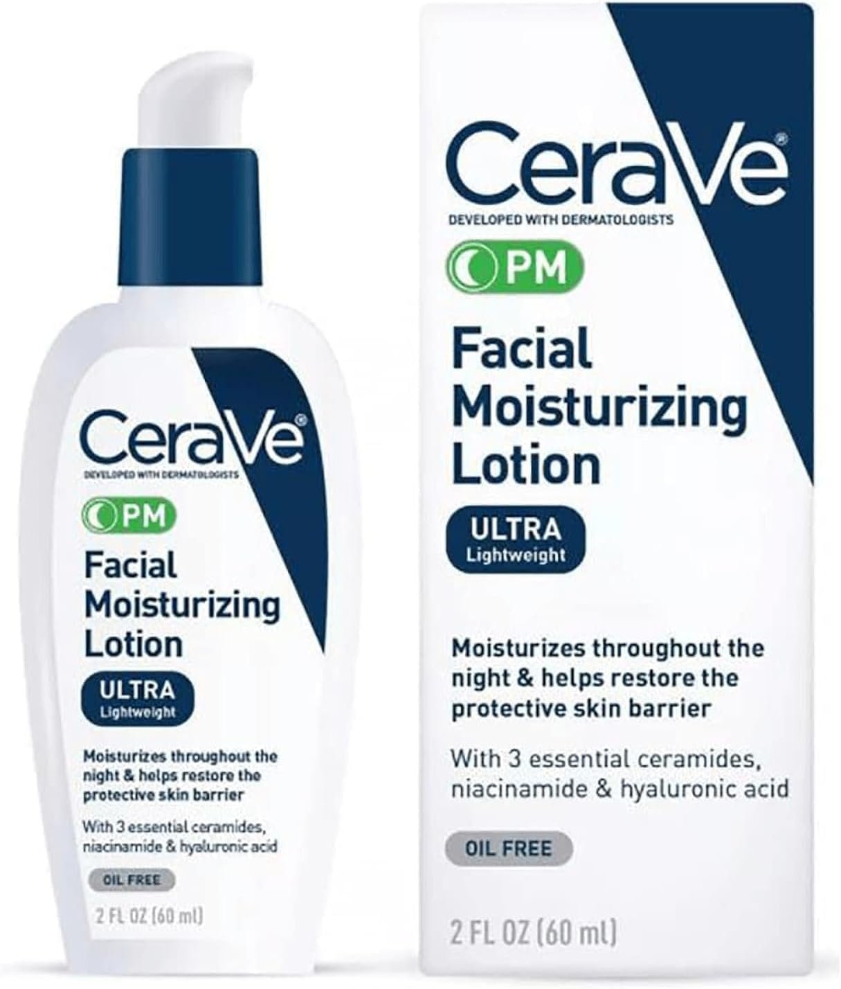 CeraVe, PM Facial Moisturizing Lotion, 3 fl oz (89 ml)